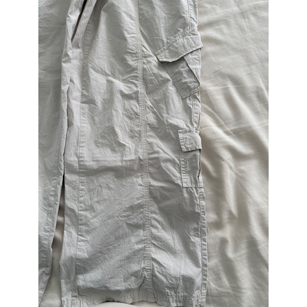 BDG Urban Outfitters Y2K Cargo Pants Wide Leg Utility Sand Beige L - Picture 3 of 8